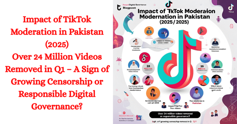 Impact of TikTok Moderation in Pakistan (2025) – A Sign of Growing Censorship or Responsible Digital Governance?
